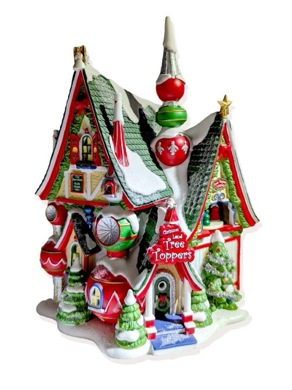 Christmasland Tree Toppers Lighted Building by Department 56